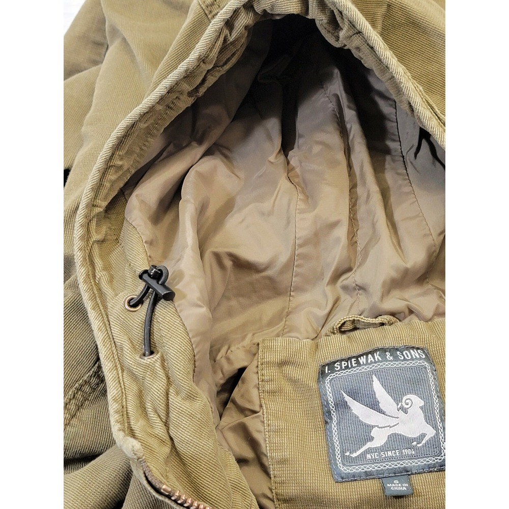 Women's Small I. Spiewak & Sons Army Green Lightweight Jacket Coat Parka‎ EUC! - Picture 10 of 12